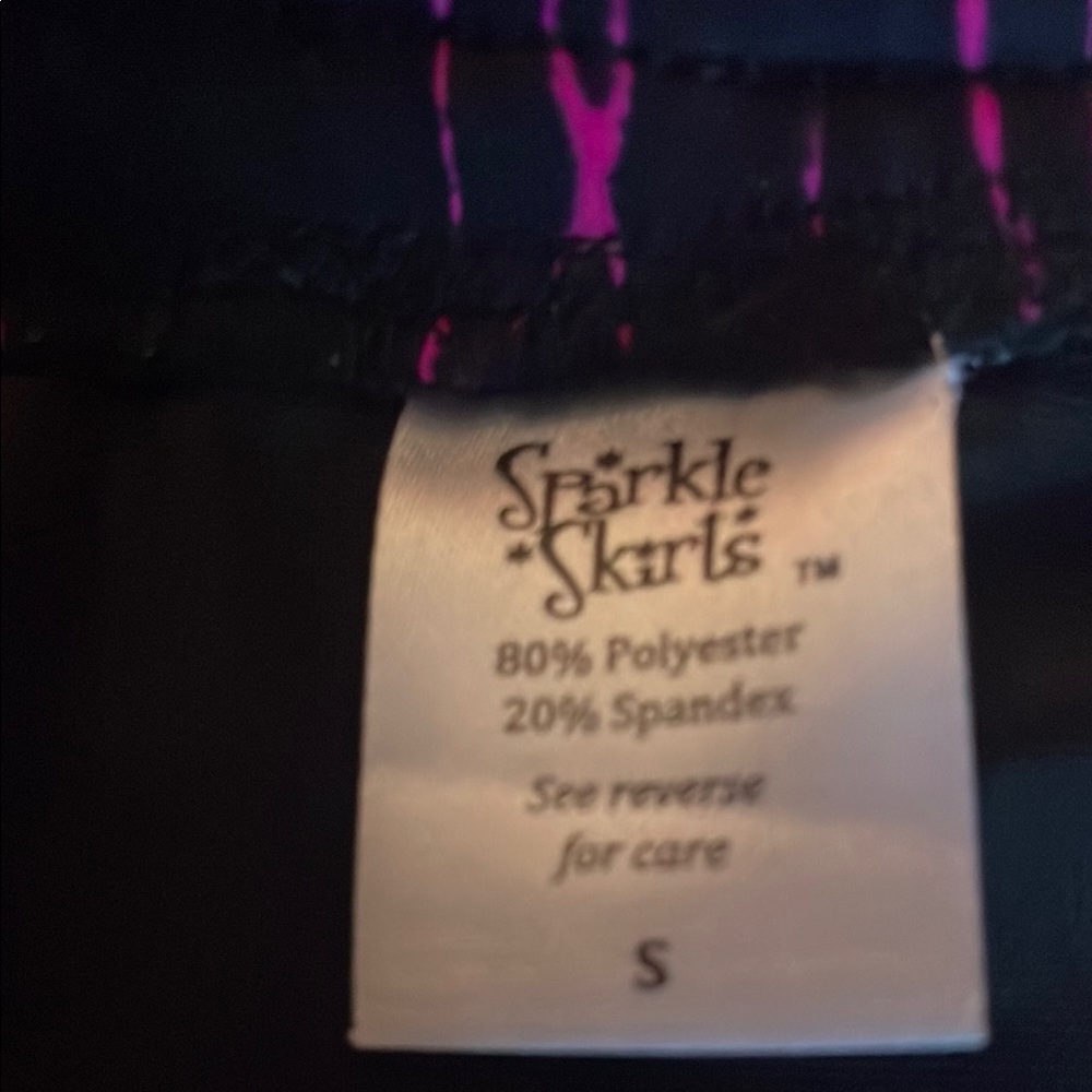 Sparkle Skirts “Mudd Busters” black and neon pink Cycling Shorts - S - NWT - Picture 5 of 10